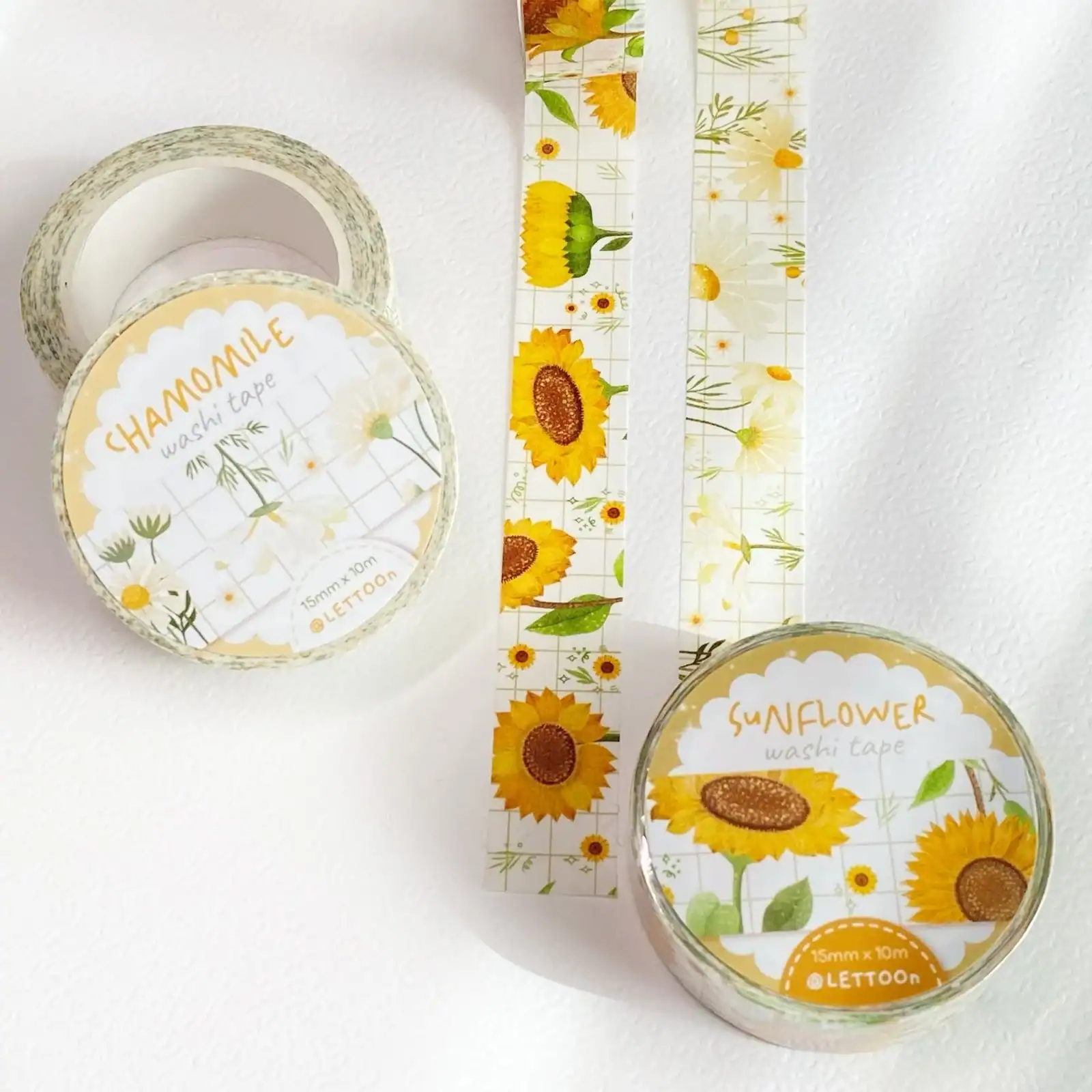 Chamomile & Sunflower Washi Tape &ndash; Bild 2