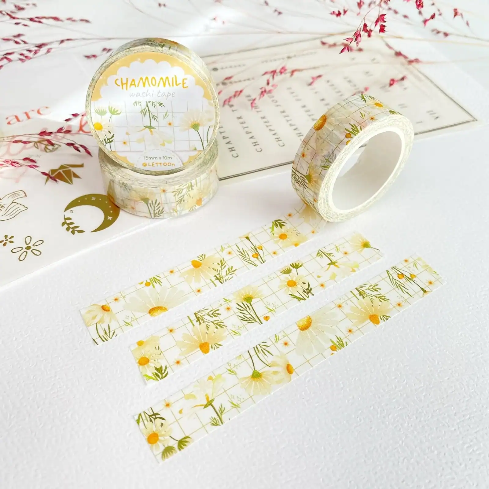 Chamomile & Sunflower Washi Tape &ndash; Bild 3