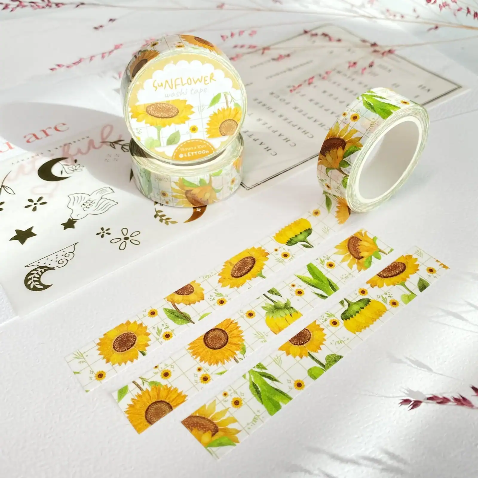 Chamomile & Sunflower Washi Tape &ndash; Bild 4