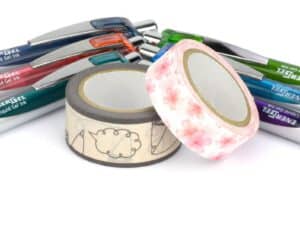 Limited Edition: Pentel EnerGelXM BL77  Washi Tape Set