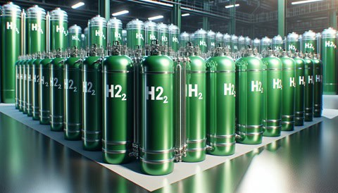 use the hydrogen to replace coking coal in the production of steel