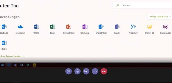 So können Sie in Microsoft Teams den Bildschirm teilen