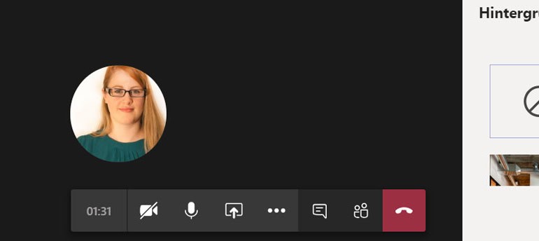 Microsoft Teams – Eigene Videohintergründe nutzen