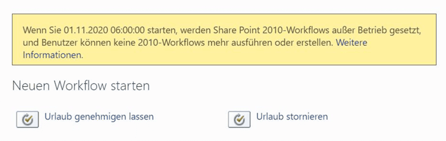 SharePoint 2010 Workflows enden