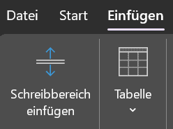 OneNote Tabelle einfügen