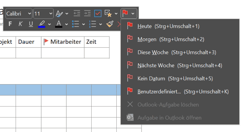 OneNote Aufgabe anlegen
