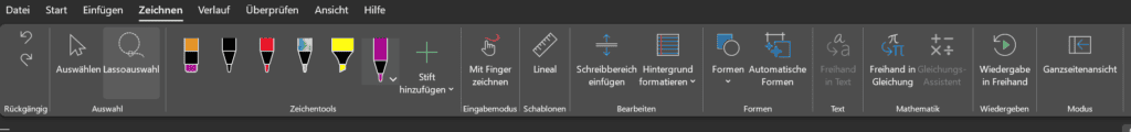 OneNote Zeichnen