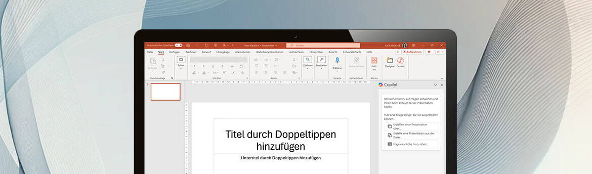 Microsoft Copilot in PowerPoint – KI basierte Präsentationen
