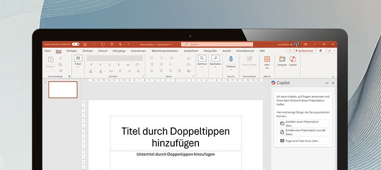 Microsoft Copilot in PowerPoint – KI basierte Präsentationen