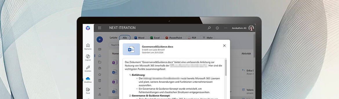 Copilot in OneDrive: Der smarte Assistent für Ihre Dateien