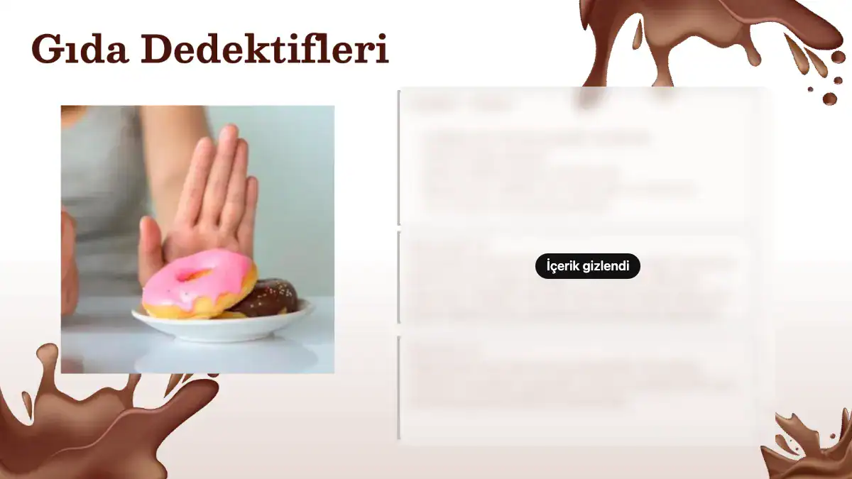 Chocaholic Spread sunumundan Gıda Dedektifleri hedef kitle sayfası