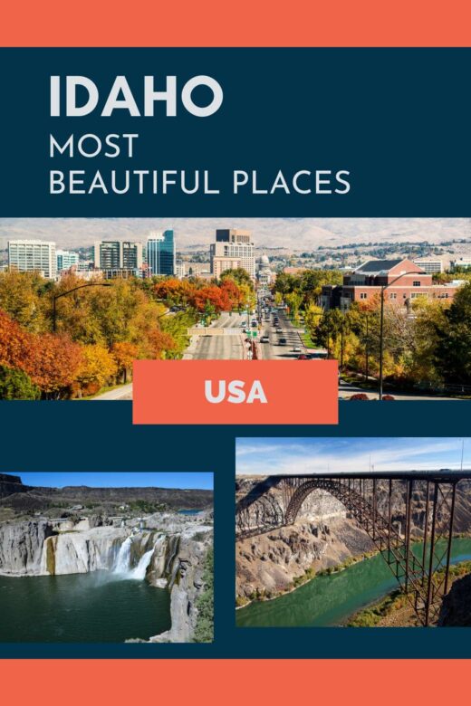 Boise and places in nature in Idaho