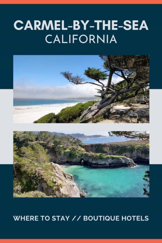 Wild beaches along the Californian coast at Carmel-by-the-Sea.