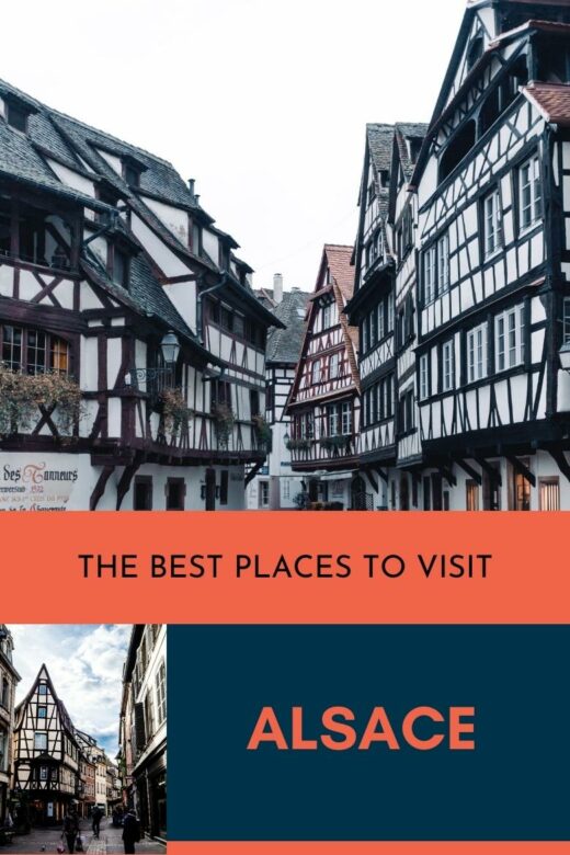 Strasbourg and Colmar half-timbered houses.