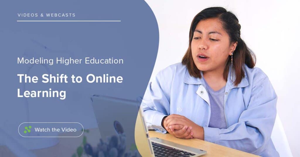 Higher Ed: Modeling the Shift to Online Learning