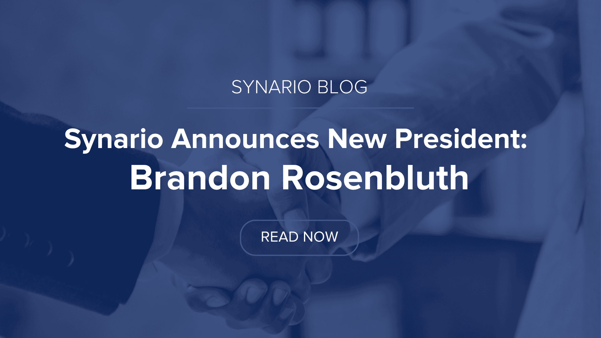 You are currently viewing Synario Announces New President Brandon Rosenbluth