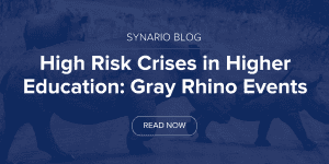 High Risk Crises in Higher Education &ndash; Gray Rhino Event