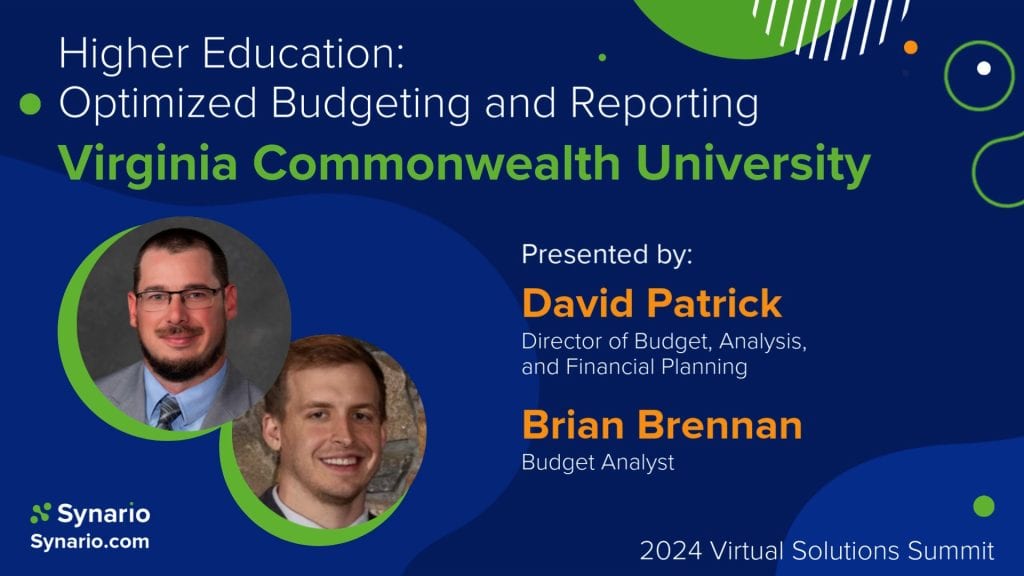 Optimized Budgeting and Reporting for Higher Education – 2024 Virtual Solutions Summit
