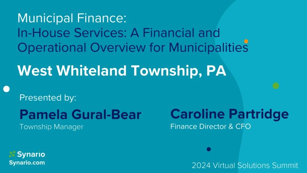In-House Services, A Financial Overview for Municipalities – 2024 Virtual Solutions Summit