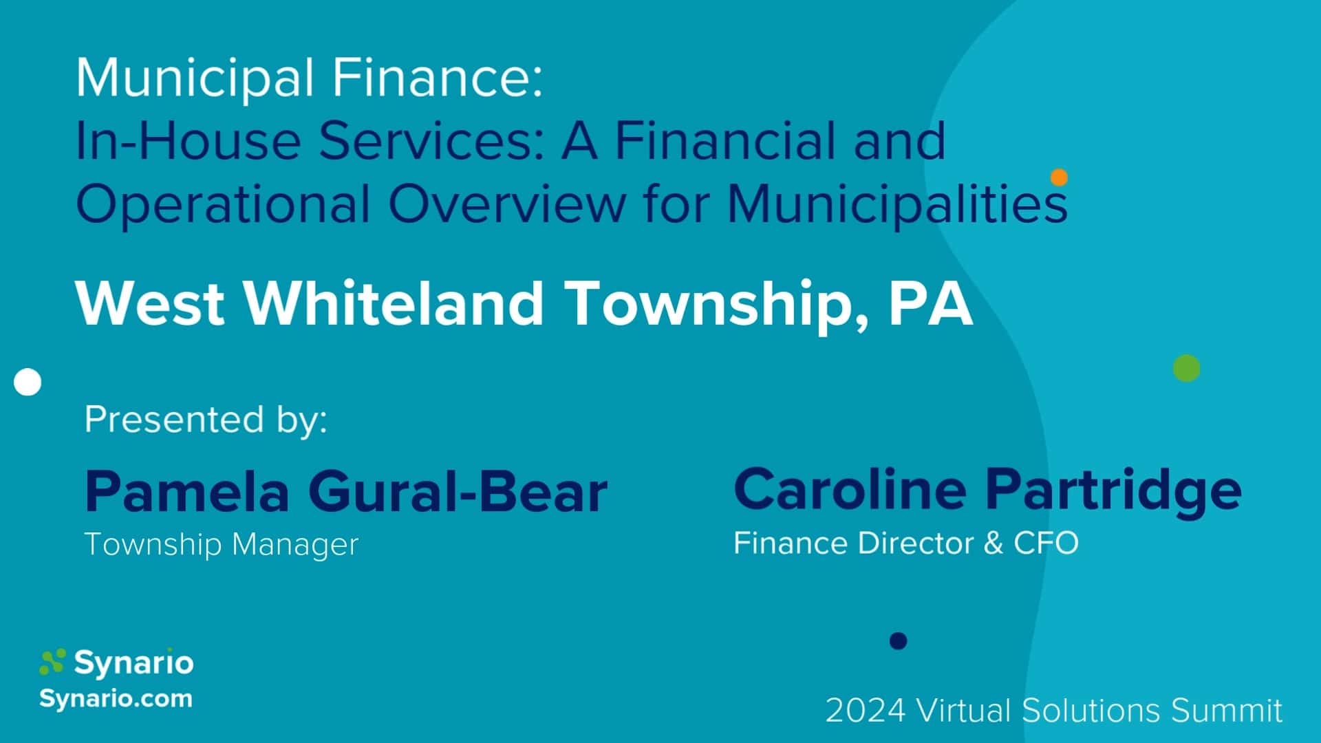 In-House Services, A Financial Overview for Municipalities &ndash; 2024 Virtual Solutions Summit