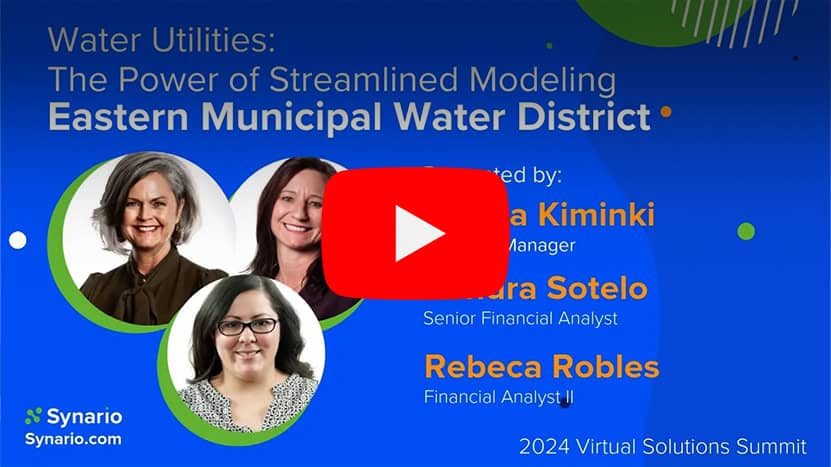 Easter Municipal Water Disctrict Streamined Financial Modeling