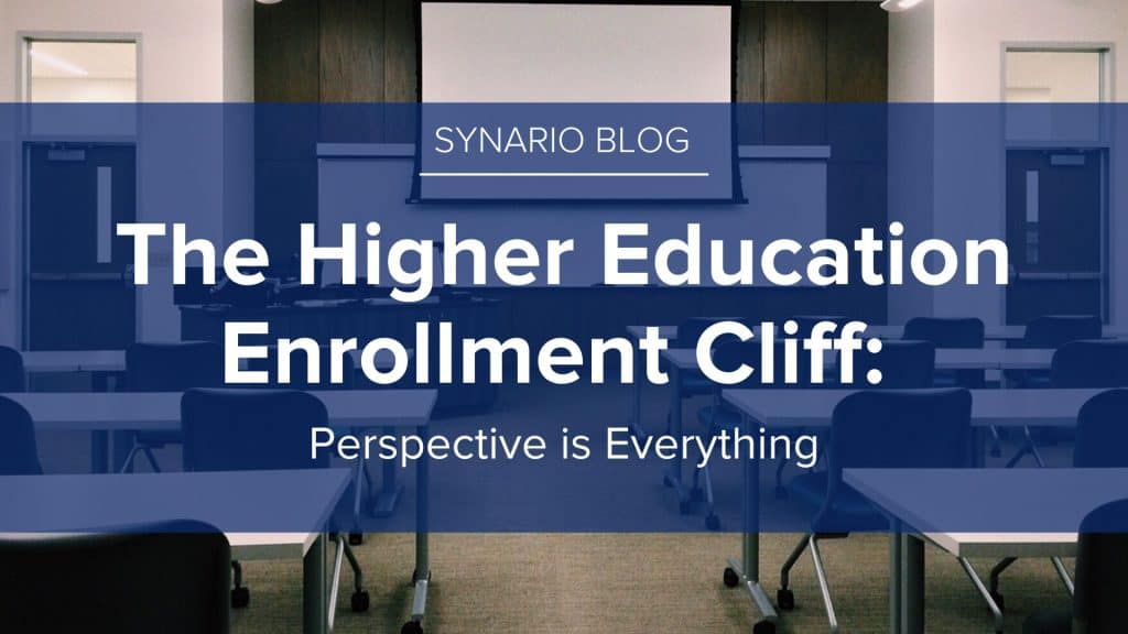 The Higher Education Enrollment Cliff: Financial Perspective Is Everything