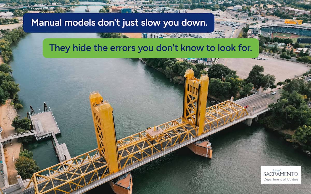 Manual models slow you down and hide the errors.