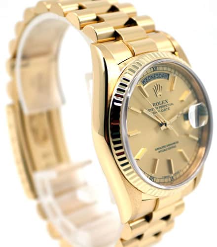 ROLEX DAY-DATE Chronometer in 18k Gelbgold | Referenz 18238