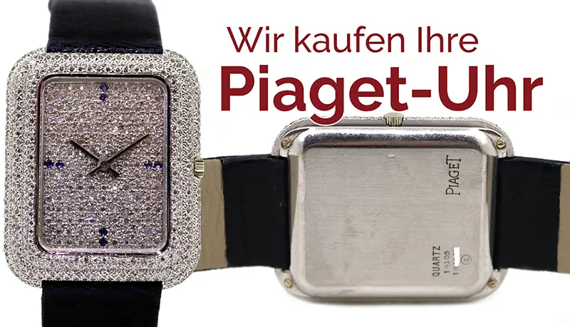 Abbildung einer Piaget-Uhr (Piaget 14105 seltene Beta 21) aus einem Uhrenankauf
