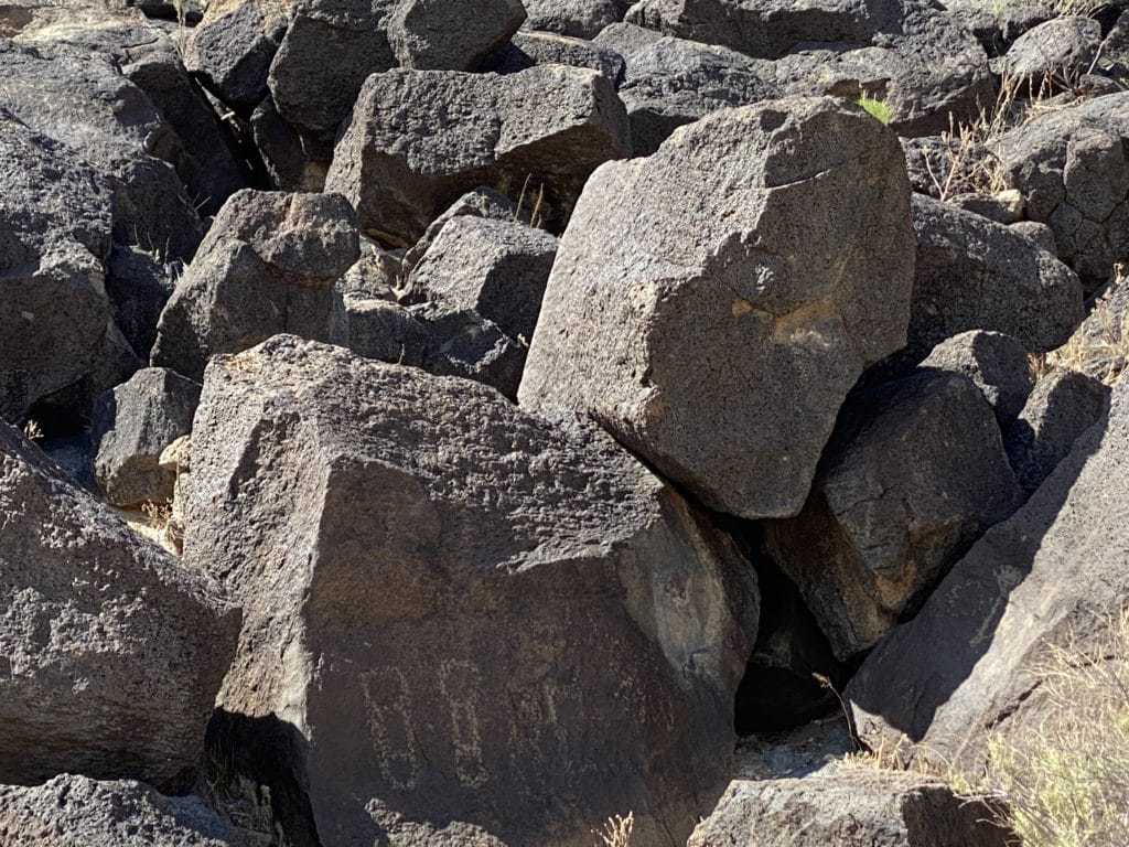 Humanoid Petroglyth Piedras Marcadas Canyon Trail 