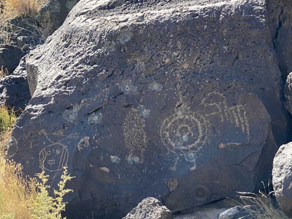 Rinconada Canyon Petroglyphs traveling in 2020