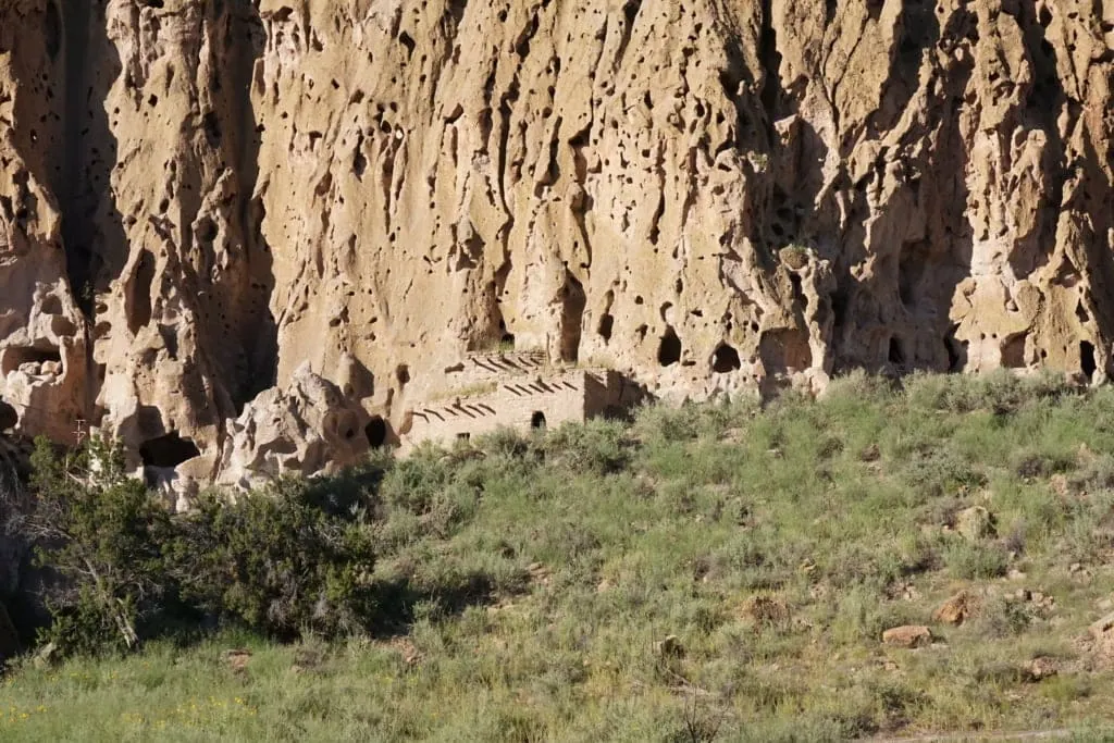 The mud and brick runes of the Pueblo people of Bandelier National Monument.