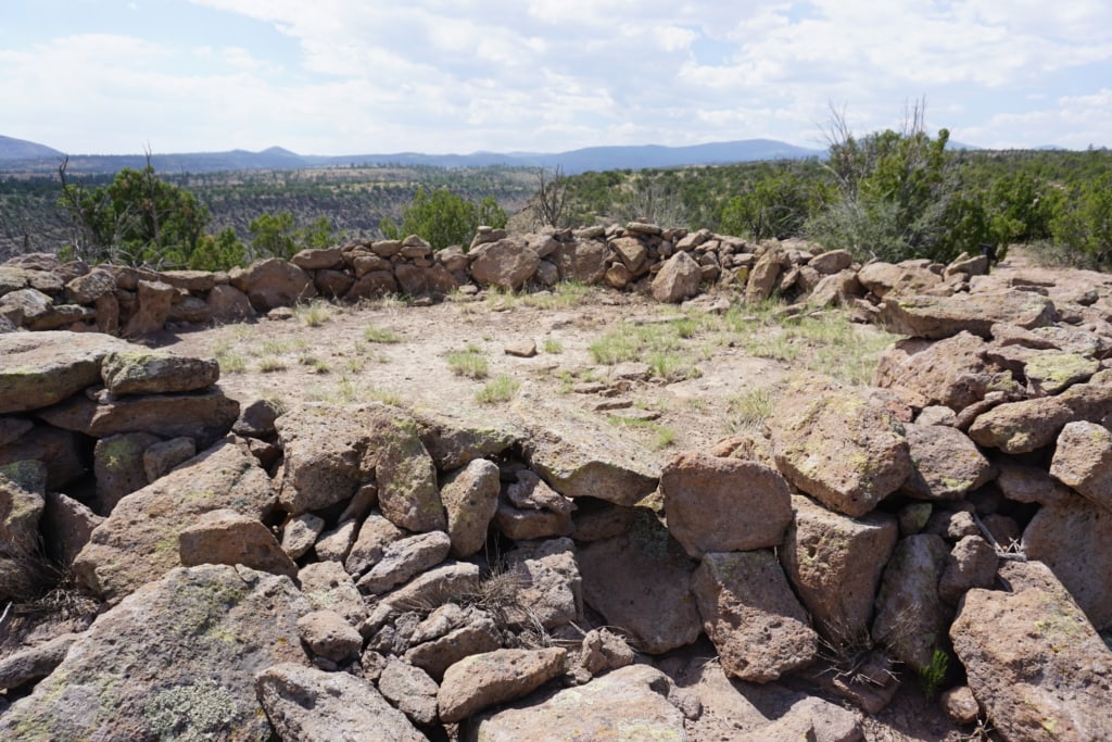 Runes of a central community-dwelling of the Bandelier National Monument