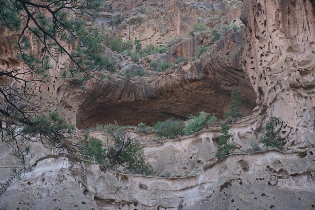 view of alcove house in Bandelier