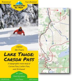 Carson Pass Backcountry Ski Map