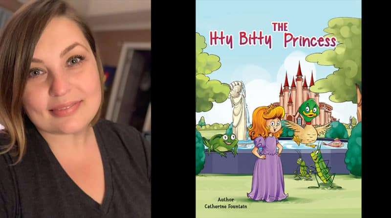 Catherine Fountain and book cover photo