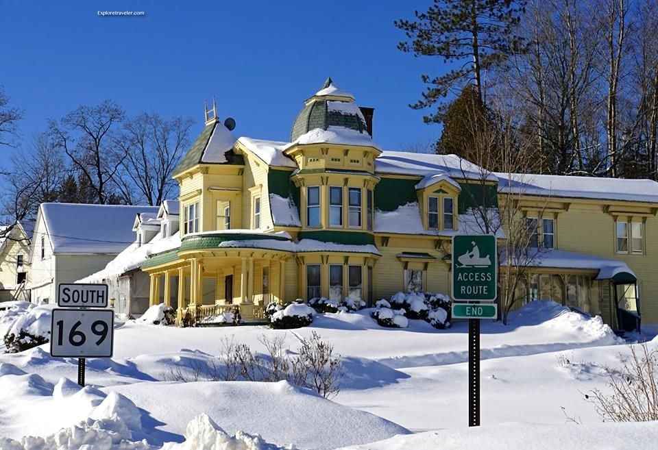 Winter Wonderland In Northern Maine south building