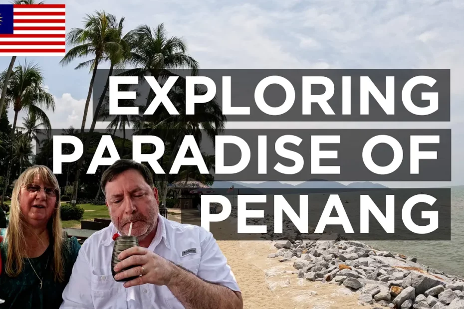 ペナンマレーシアのビーチと食通のビデオ