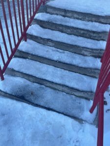 Icy Busienss Steps