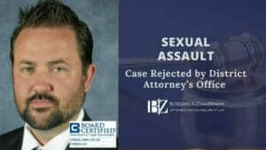 Sexual assault case rejected