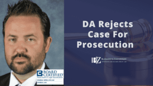 DA rejects case for prosecution