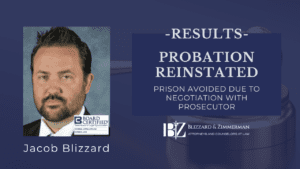 Probation Reinstated