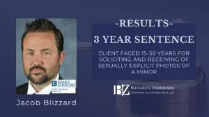 Jacob Blizzard Federal Criminal Defense Lawyer Sex Crime