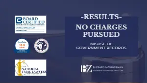 No Charge Misuse of Government Funds