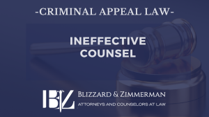 Criminal appeal law - ineffective counsel.