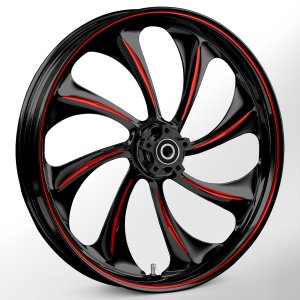Twisted Touch Of Color Red 21 x 3.25 Wheel