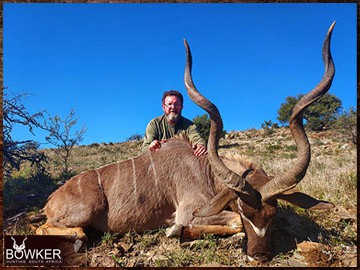 Trophy Hunting South Africa 40 Africa hunting Kudu with Nick Bowker.
