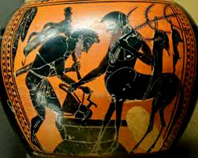 Pholus and Herakles