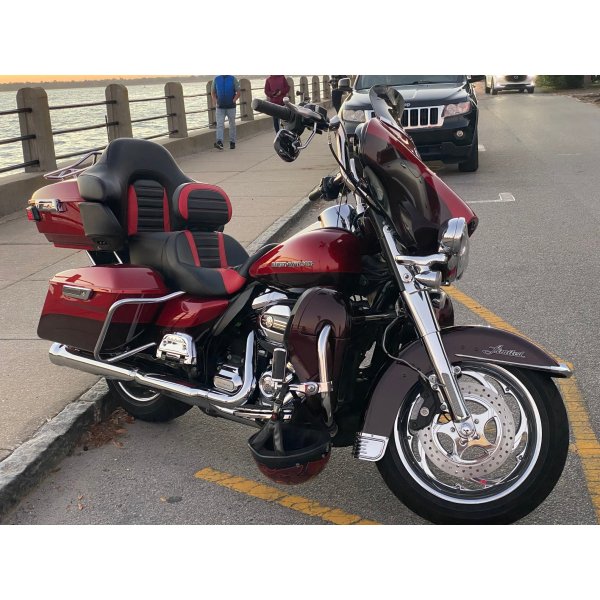 Swift Chrome wheel pulley and rotor Bagger 1