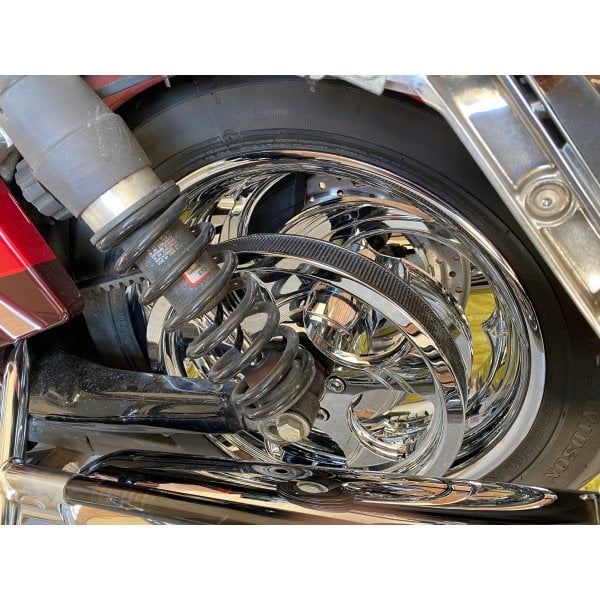 Swift Chrome wheel pulley and rotor Bagger 5